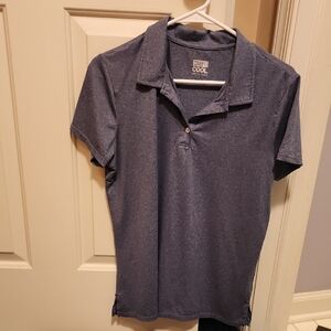 32 Degrees Cool Heathered Navy Polo Shirt